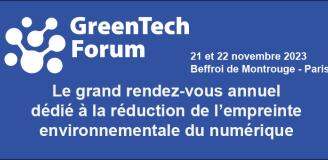 GreenTech Forum : lancement de la 3ème édition