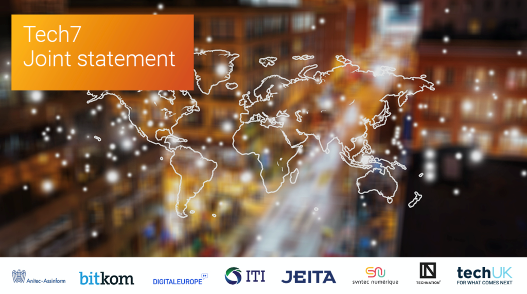 Accelerating the post-Covid economic recovery: 4 recommendations from the G7 digital industry associations